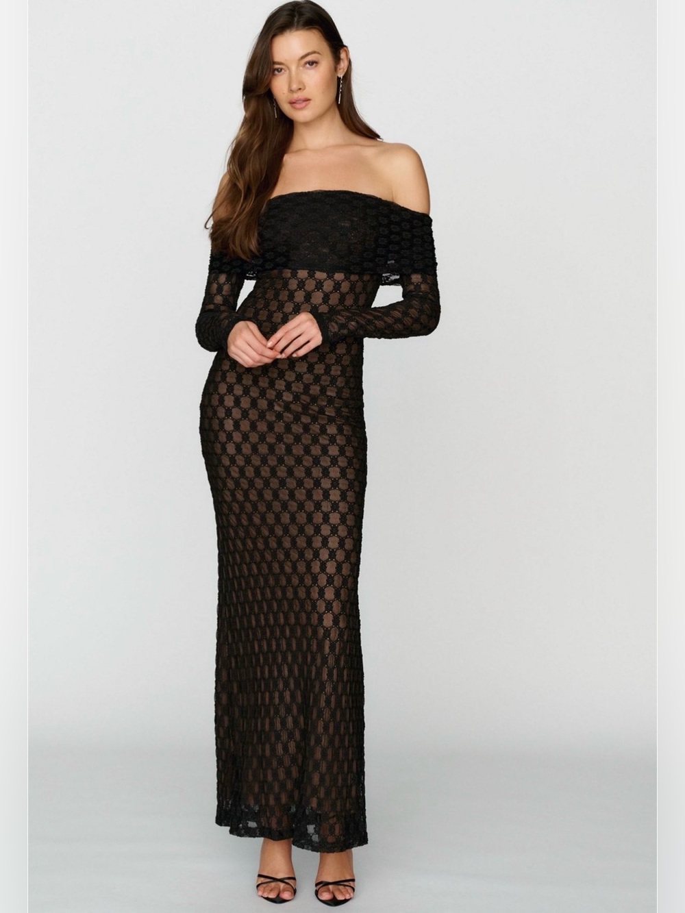 Bardot Women's Adoni Off-Shoulder Maxi Dress
